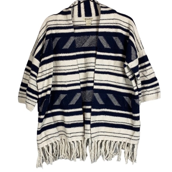 Lucky Brand Patterned Open Cardigan - Picture 1 of 5